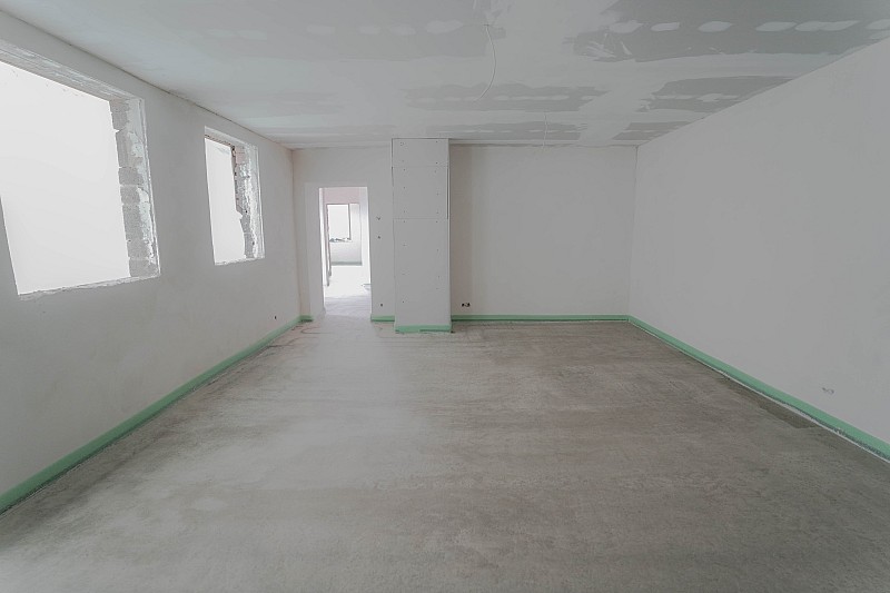 Innenraum während des Ausbaus
